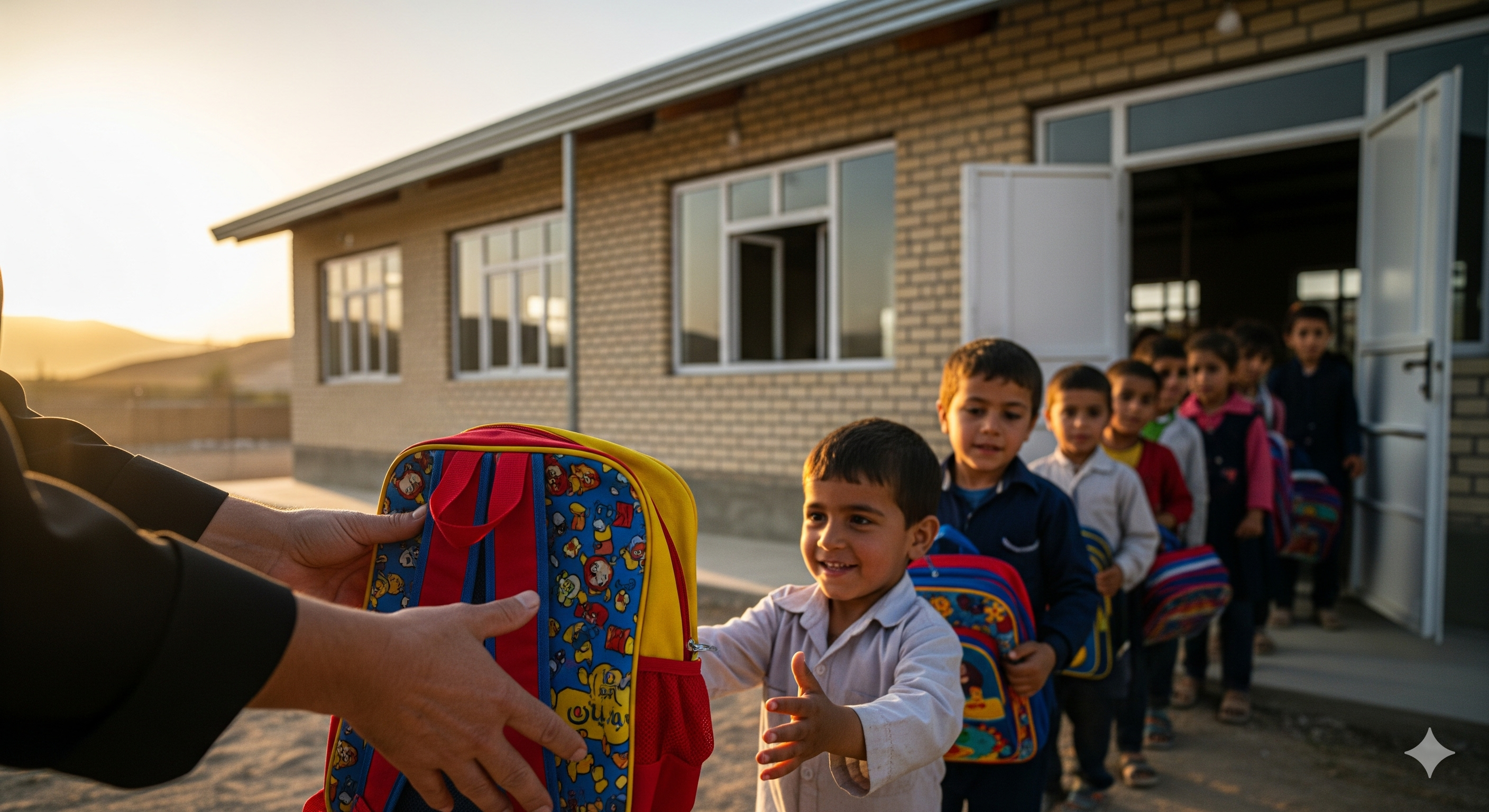 ما مدرسه را ساختیم، شما نیمکت‌ها را پر کنید