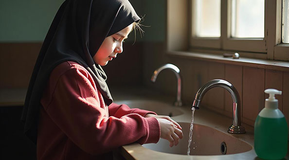 نظافت مدرسه کودکان کار