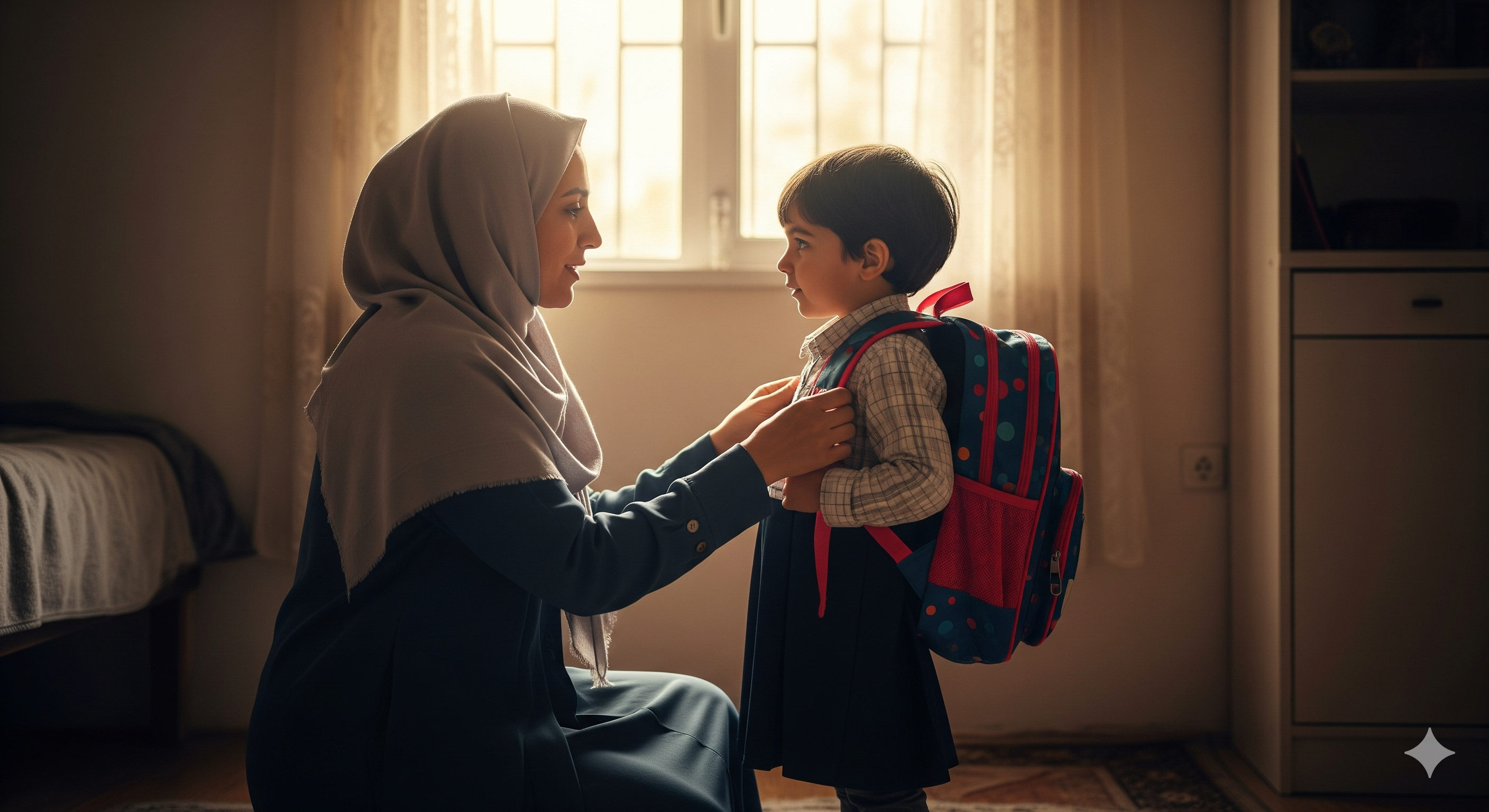 کوله و لوازم التحریر برای کودکان قربانی خشونت خانگی