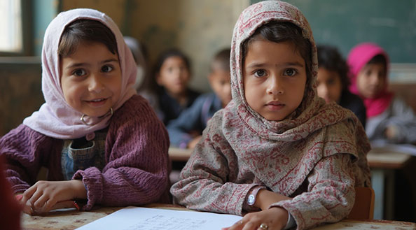 کمک به تحصیل کودکان روستاهای محروم