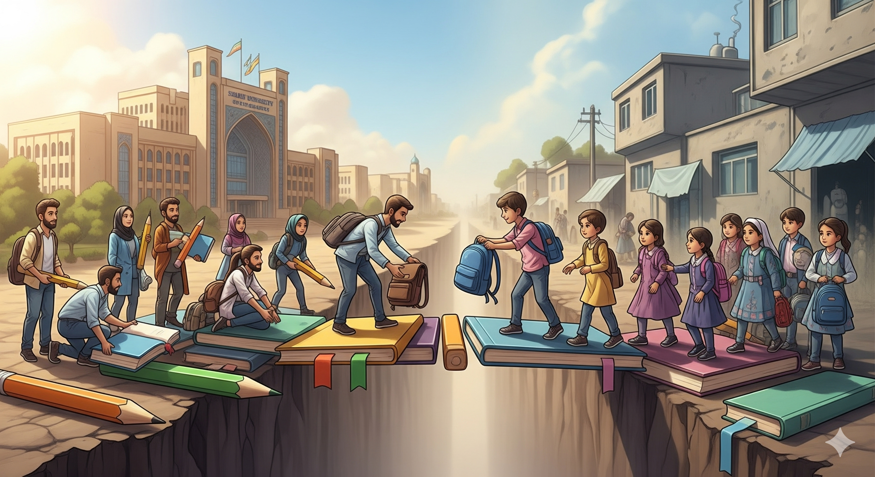 پلی برای جا نماندن از تحصیل