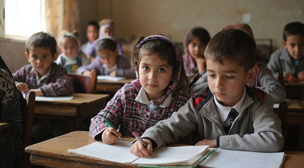 کمک به تحصیل کودکان روستایی